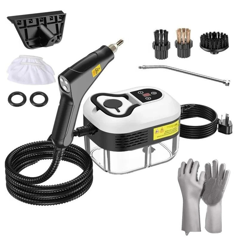 Limpiador de Vapor de Alta Presión de 2500W con Guantes