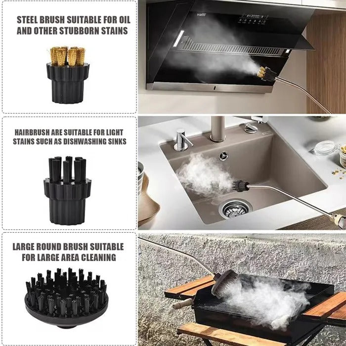 Limpiador de Vapor de Alta Presión de 2500W con Guantes