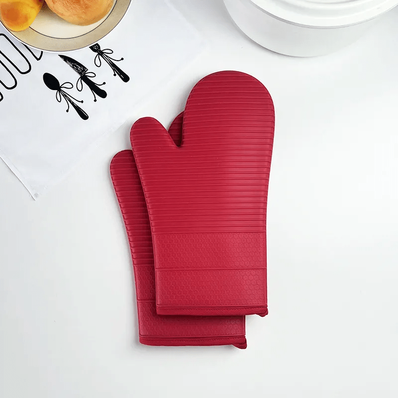 HEATSAFE – Guantes de horno de silicona antideslizantes para máxima protección contra el calor