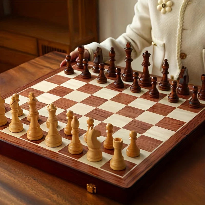 Juego de Ajedrez de Madera