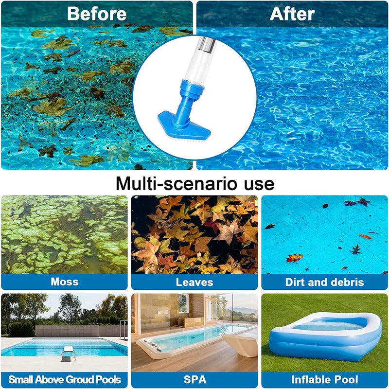 Aspiradora de piscina recargable inalámbrica 3 en 1