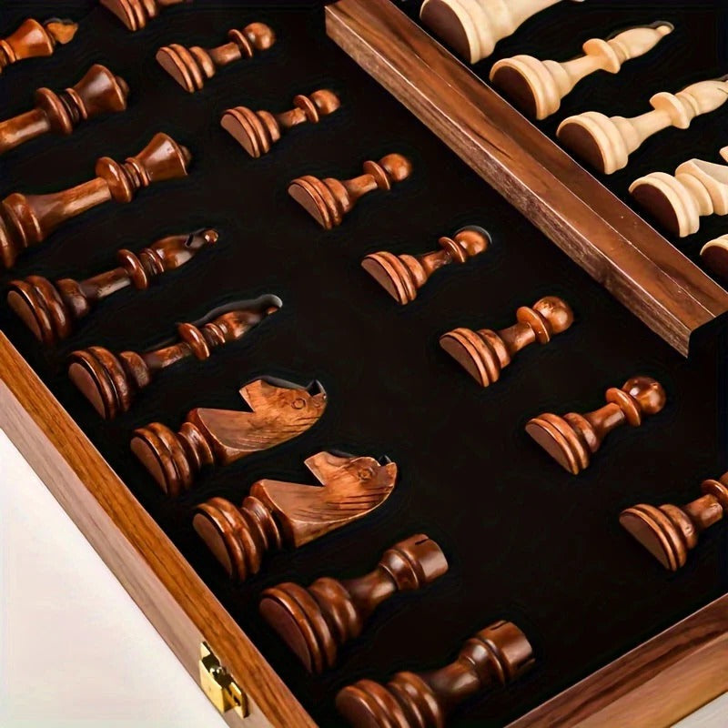 Juego de Ajedrez de Madera