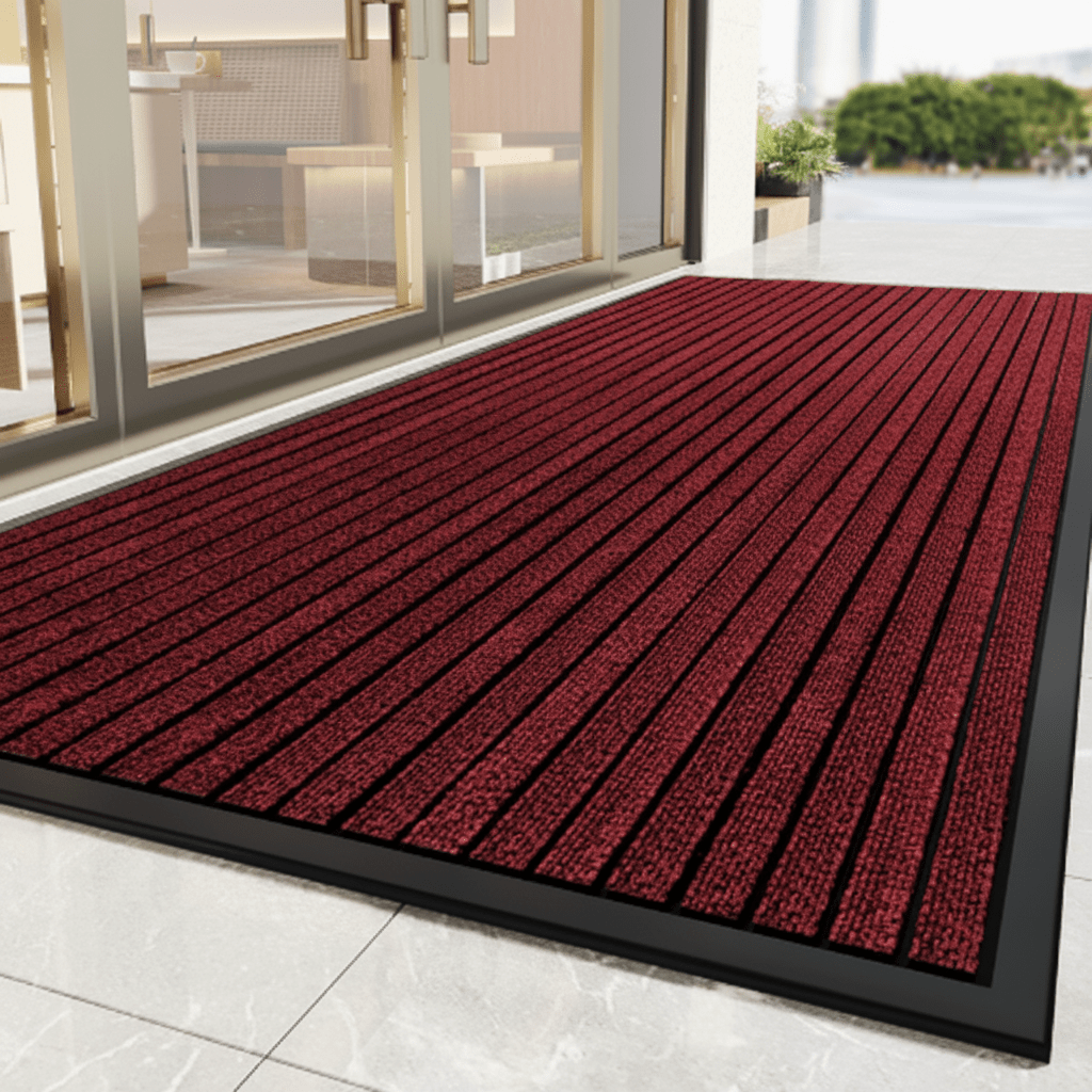 ENTRYPRO – Alfombrilla de entrada de alta resistencia con parte inferior antideslizante y función de captura de suciedad