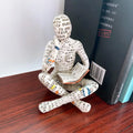 Escultura Decorativa con Diseño de Lectura para Decoración Interior Inspiradora y Estilosa
