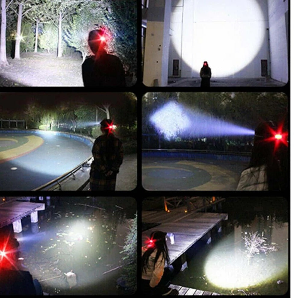 Linterna Frontal LED Recargable de 990000LM