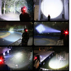 Linterna Frontal LED Recargable de 990000LM