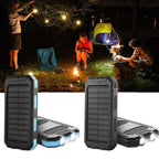 Batería Externa Solar de 100000mAh, Cargador Impermeable