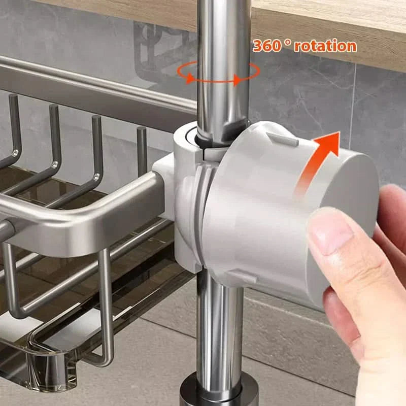 Organizador de fregadero de aluminio - Mantén tu espacio limpio