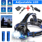 Linterna Frontal LED Recargable de 990000LM