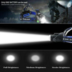 Linterna Frontal LED Recargable de 990000LM