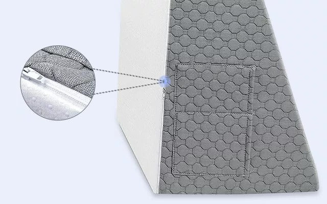 Almohada en forma de triángulo de espuma viscoelástica para dormir