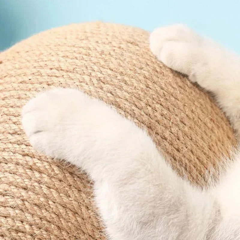 Juguete para gatos con área de rascado