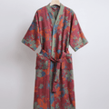 KIMOGINKO – Bata de kimono de algodón orgánico para una comodidad transpirable