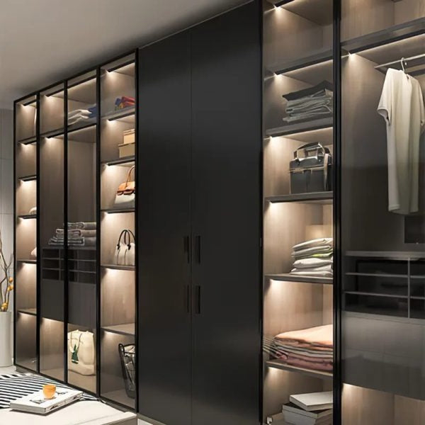 Barras de Iluminación LED de 45 Grados para Debajo del Mueble, Tiras Ultra Finas Invisibles