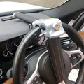 Barras de bloqueo de volante de automóvil potentes - Cerradura de seguridad para automóvil, Prevención de robo, Protección de volante ajustable, Duradera y fácil de montar