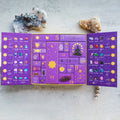 Calendario de Adviento de Cristales de Halloween | Caja de Cuenta Regresiva de 31 Días | Colección de Piedras Sanadoras