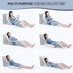 Juego de 4 Piezas de Almohadas en Cuña Ortopédicas