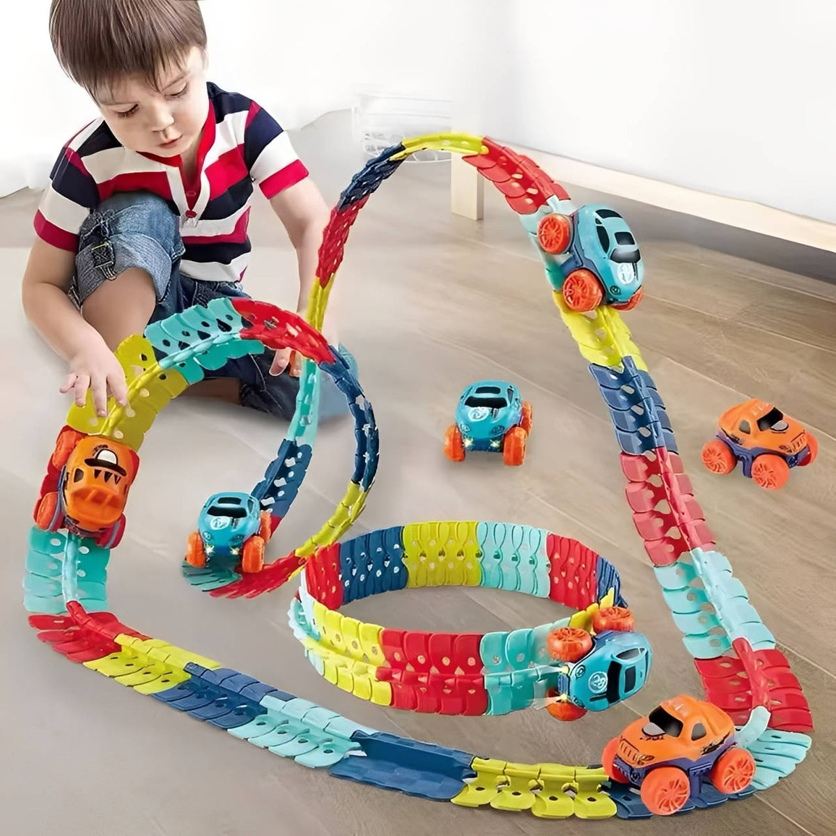 Pista de Carreras Anti Gravedad para Niños