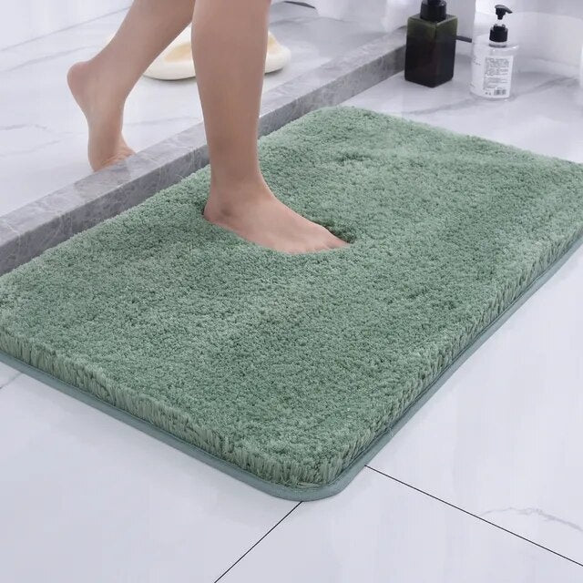 Alfombra de Baño de Piel y Felpa