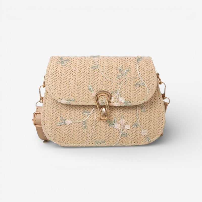 Ophelia – Bolso de hombro de gran capacidad con estampado de flores