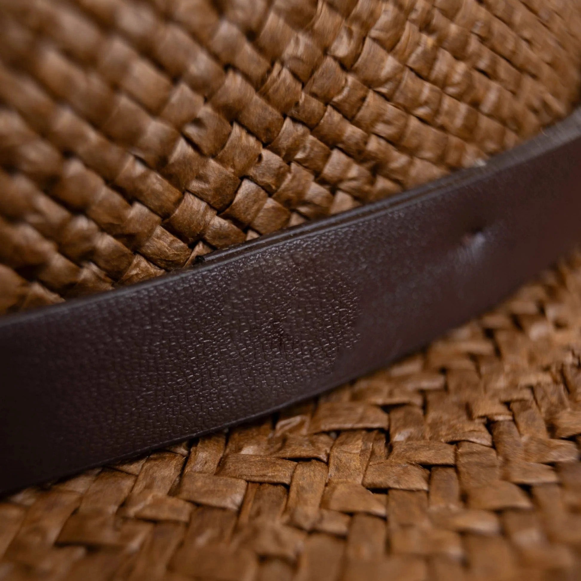 Sombrero Fedora de Paja Minimalista Moderno – Café | Bowlift