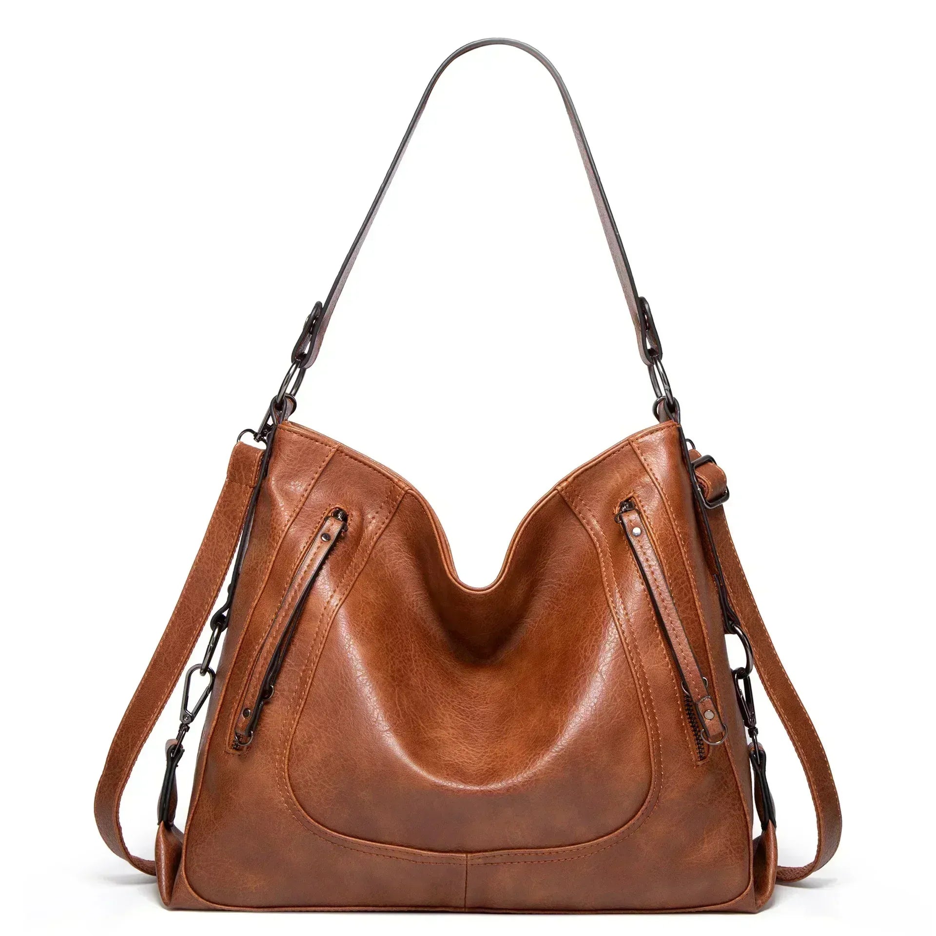 Bolso de cuero elegante y práctico