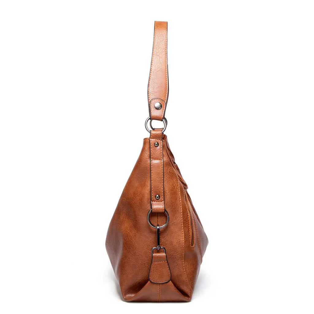 Bolso de cuero elegante y práctico