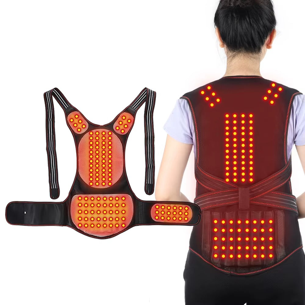 Soporte Lumbar Calentado Ajustable MagniTherm para Hombres