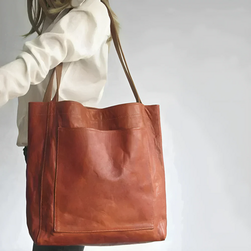 Bolso de cuero elegante y práctico