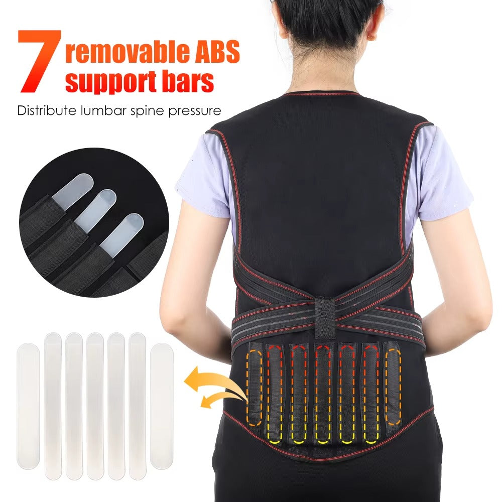 Soporte Lumbar Calentado Ajustable MagniTherm para Hombres