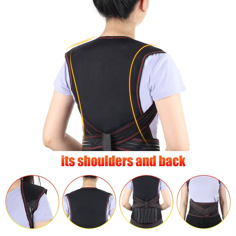 Soporte Lumbar Calentado Ajustable MagniTherm para Hombres