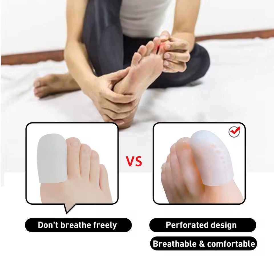 Protectores de Dedos de Silicona Unisex para Alivio de Juanetes y Ampollas