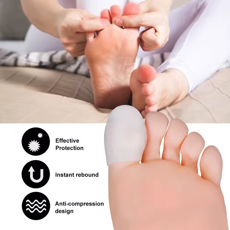 Protectores de Dedos de Silicona Unisex para Alivio de Juanetes y Ampollas