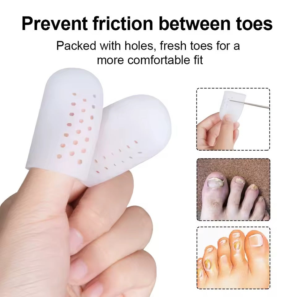 Protectores de Dedos de Silicona Unisex para Alivio de Juanetes y Ampollas