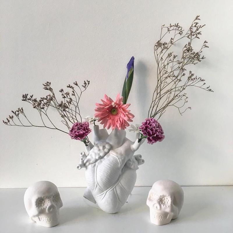 Jarrón en Forma de Corazón Creativo – Artístico y Elegante para Cualquier Interior
