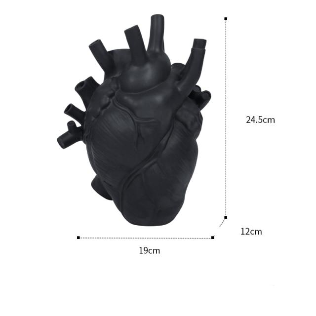 Jarrón en Forma de Corazón Creativo – Artístico y Elegante para Cualquier Interior