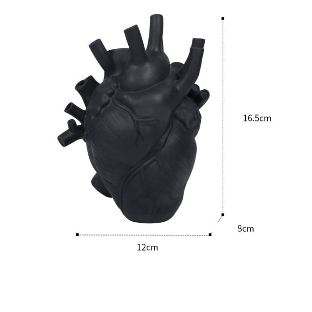 Jarrón en Forma de Corazón Creativo – Artístico y Elegante para Cualquier Interior