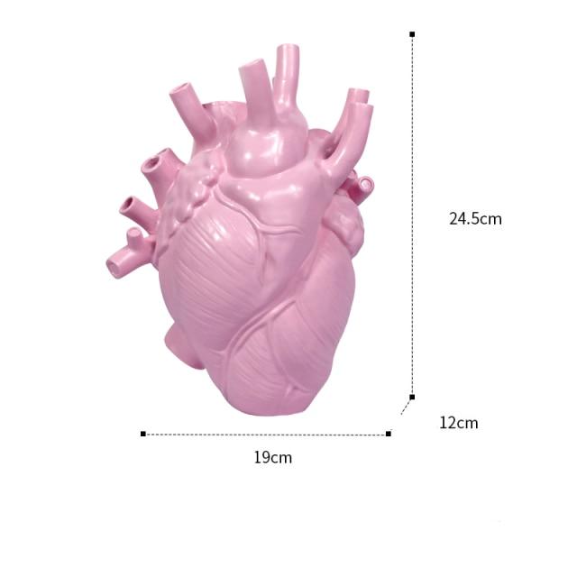 Jarrón en Forma de Corazón Creativo – Artístico y Elegante para Cualquier Interior