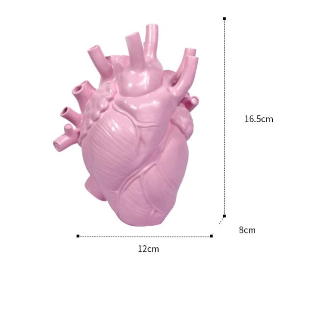 Jarrón en Forma de Corazón Creativo – Artístico y Elegante para Cualquier Interior