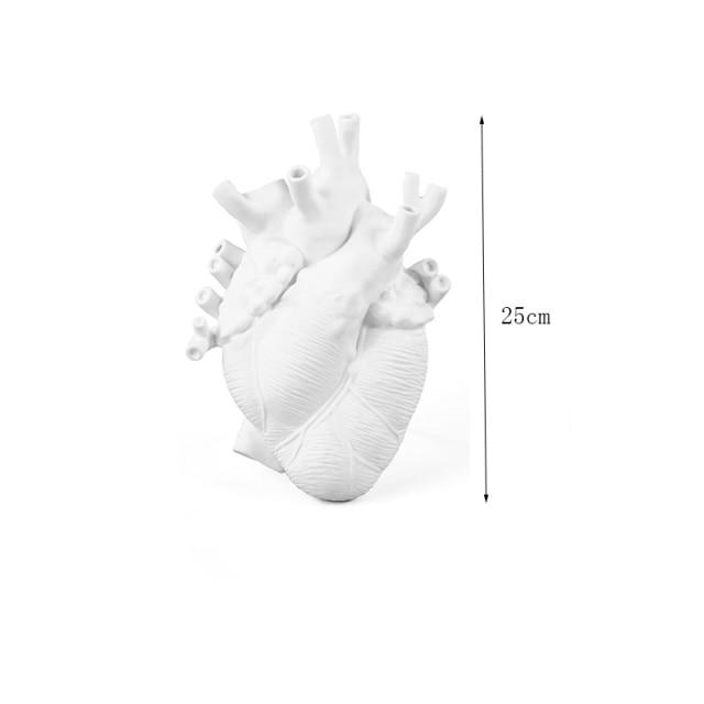 Jarrón en Forma de Corazón Creativo – Artístico y Elegante para Cualquier Interior