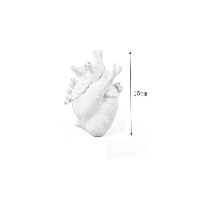 Jarrón en Forma de Corazón Creativo – Artístico y Elegante para Cualquier Interior