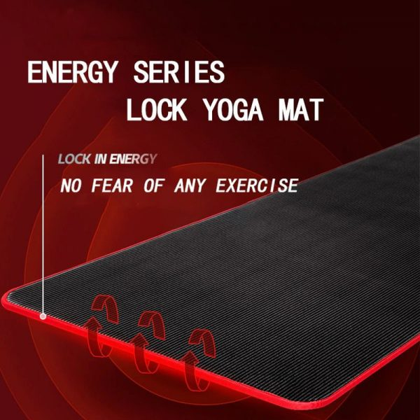 Esteras de Fitness para Hombres, Esteras de Yoga de Alta Densidad, Antideslizantes para Gimnasio y Hogar