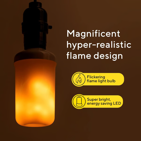 Bombilla LED con Efecto Llama