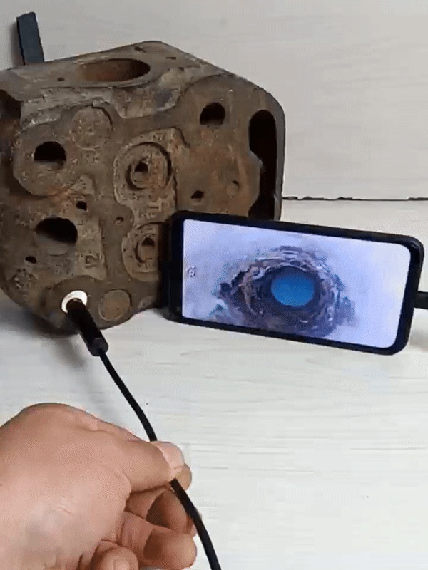 Cámara de Inspección con Sonda Delgada de 5,5 mm para Diagnóstico Preciso