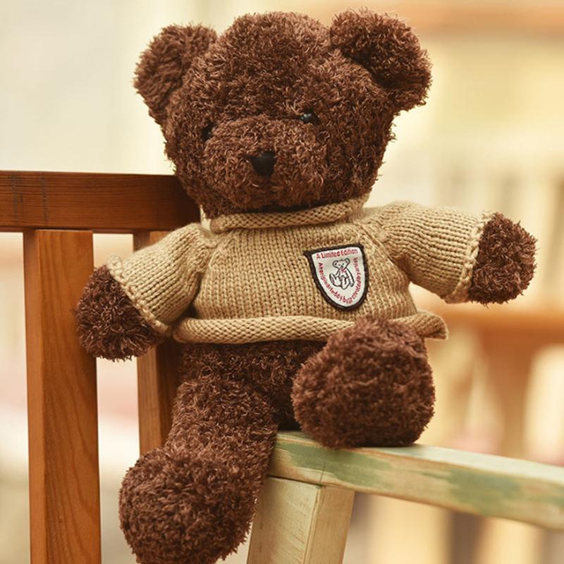 Osito de peluche grabador en suave beige y marrón