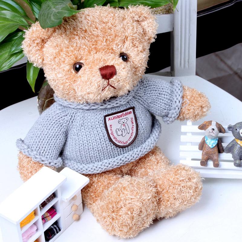Osito de peluche grabador en suave beige y marrón