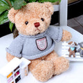 Osito de peluche grabador en suave beige y marrón
