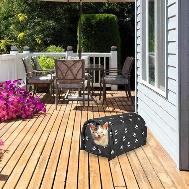 Casa para Gatos Exterior Aislada e Impermeable para Mascotas