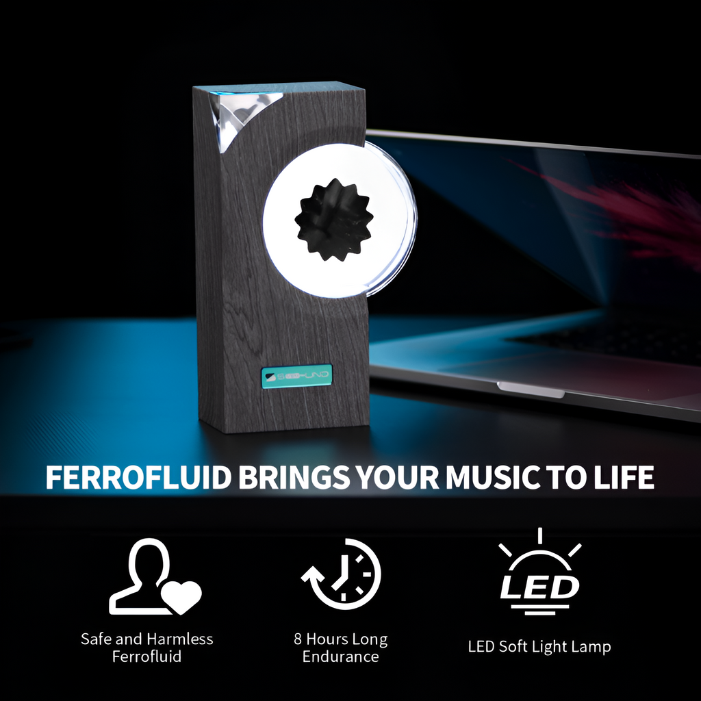 Visualizador de Sonido de Ferrofluido Interactivo para Entusiastas del Audio