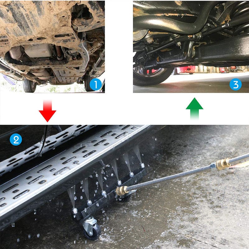 Limpiador de Chasis STEELJETTA | Acero Inoxidable | Para Limpiaparabrisas de Alta Presión | Limpieza Efectiva del Suelo